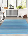 Serene Bay Outdoor Collection Area Rug -  Haven Rectangle Blue  lifestyle 17