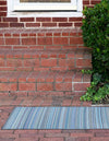 Serene Bay Outdoor Collection Area Rug -  Haven Runner Blue  lifestyle 63