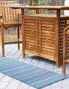 Serene Bay Outdoor Collection Area Rug -  Haven Runner Blue  lifestyle 69