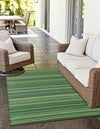 Serene Bay Outdoor Collection Area Rug -  Haven Rectangle Green  lifestyle 4