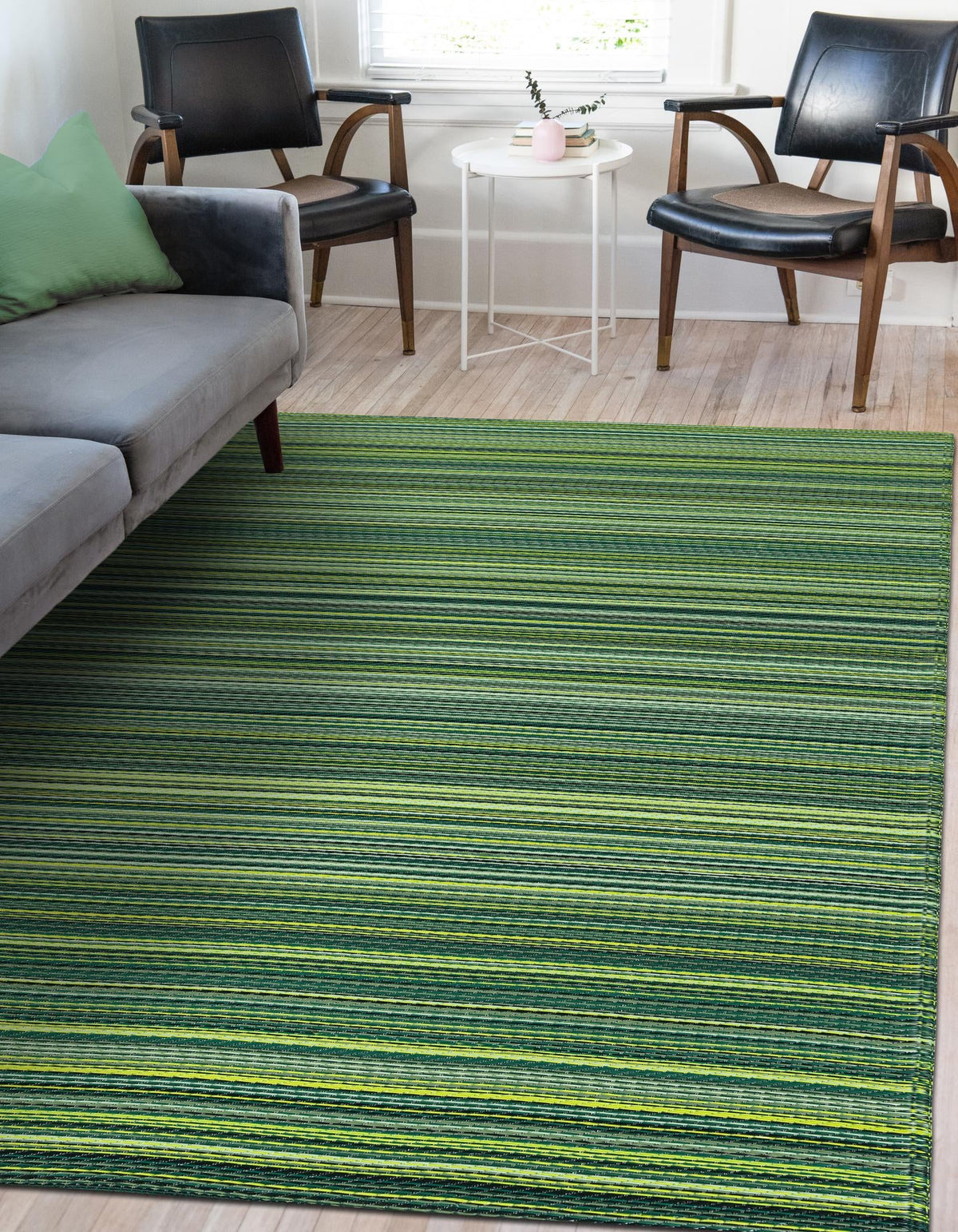 Serene Bay Outdoor Collection Area Rug -  Haven Rectangle Green  lifestyle 10