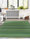Serene Bay Outdoor Collection Area Rug -  Haven Rectangle Green  lifestyle 18