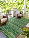 Serene Bay Outdoor Collection Area Rug -  Haven Rectangle Green  lifestyle 20