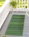 Serene Bay Outdoor Collection Area Rug -  Haven Runner Green  lifestyle 46
