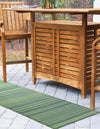 Serene Bay Outdoor Collection Area Rug -  Haven Runner Green  lifestyle 52