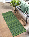 Serene Bay Outdoor Collection Area Rug -  Haven Runner Green  lifestyle 64