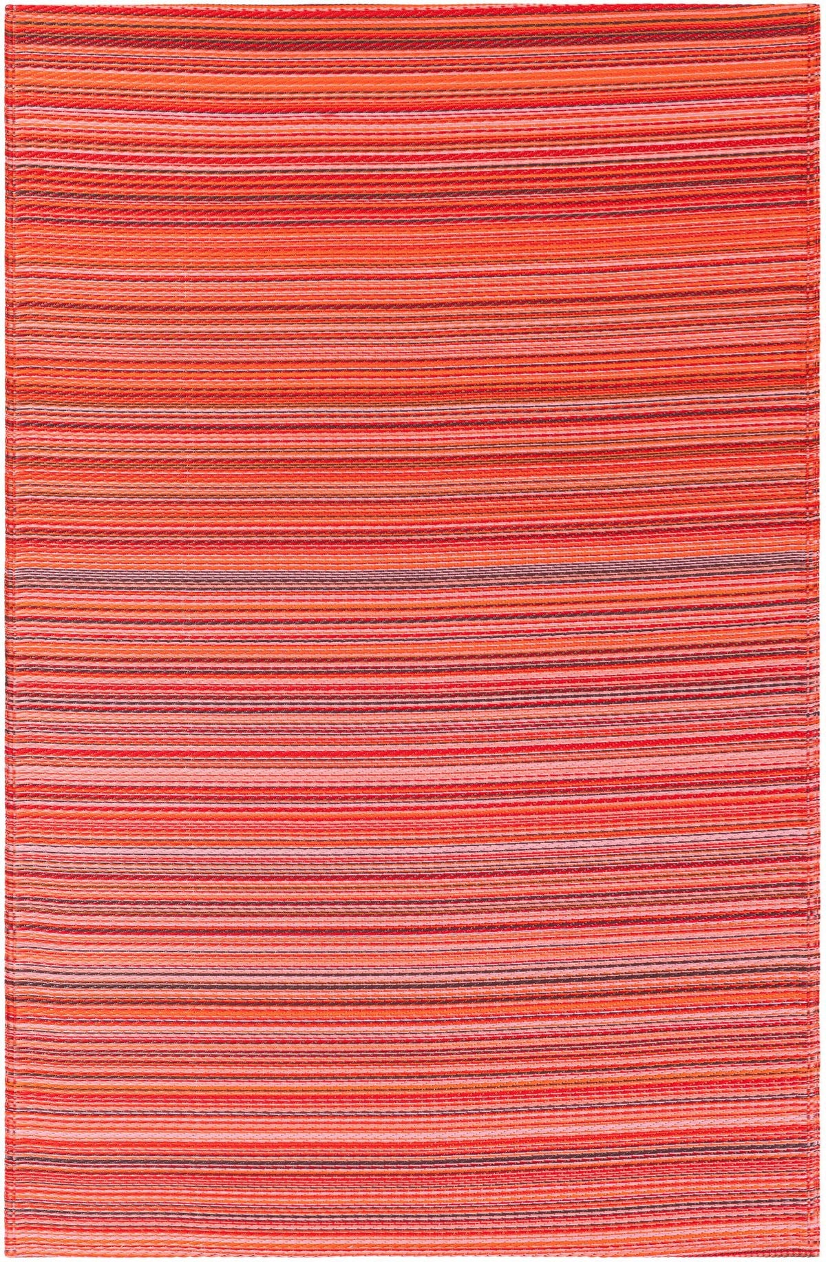 Serene Bay Outdoor Collection Area Rug -  Haven Rectangle Red  lifestyle 6