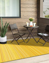 Serene Bay Outdoor Collection Area Rug -  Haven Rectangle Yellow  lifestyle 38