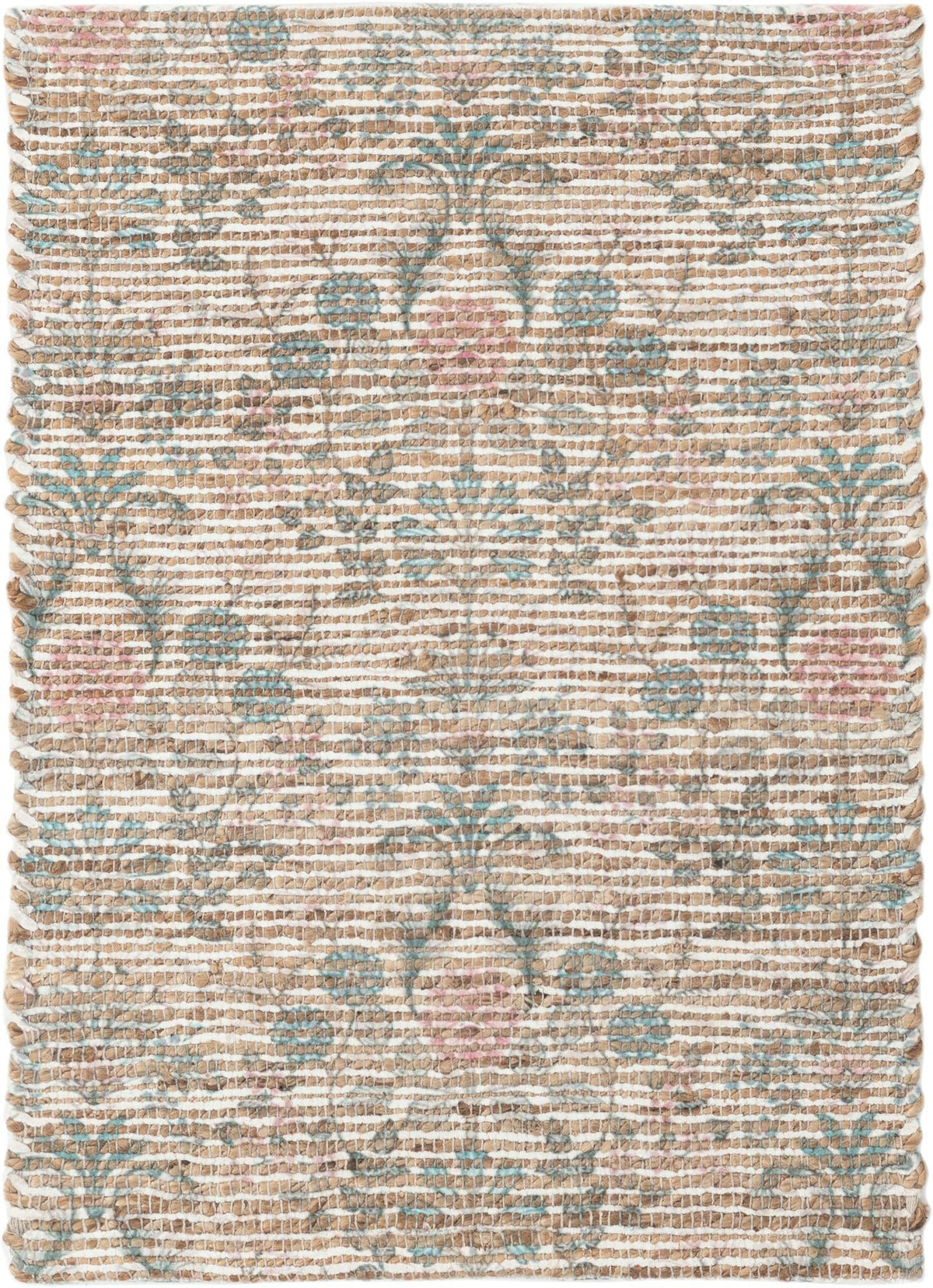 Savannah Threads Collection Area Rug -  Mendocino Rectangle Ivory  lifestyle 2