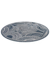 Patio Heritage Collection Area Rug -  Asheville Round Blue  lifestyle 58