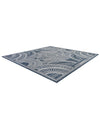 Patio Heritage Collection Area Rug -  Asheville Square Blue  lifestyle 60
