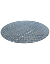 Savannah Pergola Collection Area Rug -  Pergola (Blue) Round Blue  lifestyle 21