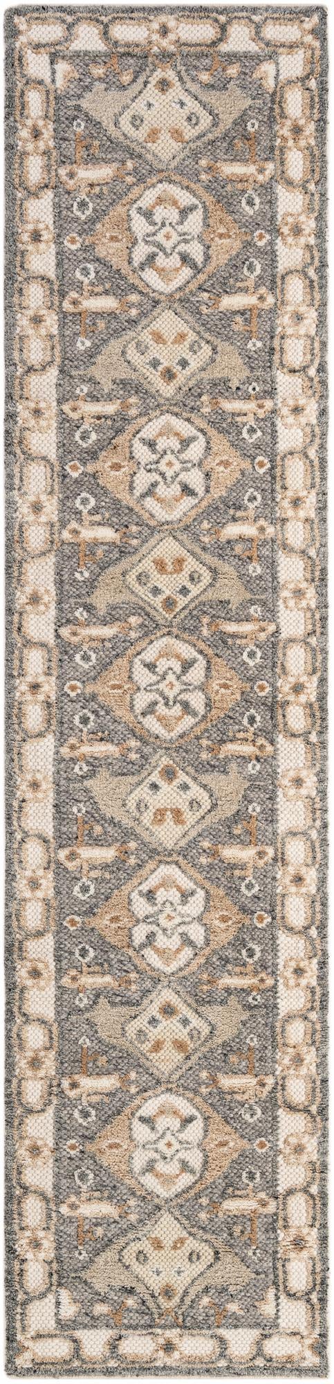 Byzantine Heritage Collection Area Rug - Istanbul Runner Antique Gray  lifestyle 19