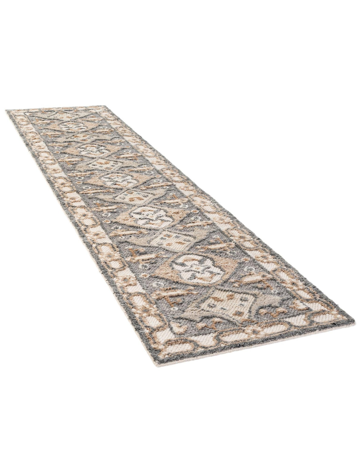 Byzantine Heritage Collection Area Rug - Istanbul Runner Antique Gray  lifestyle 20