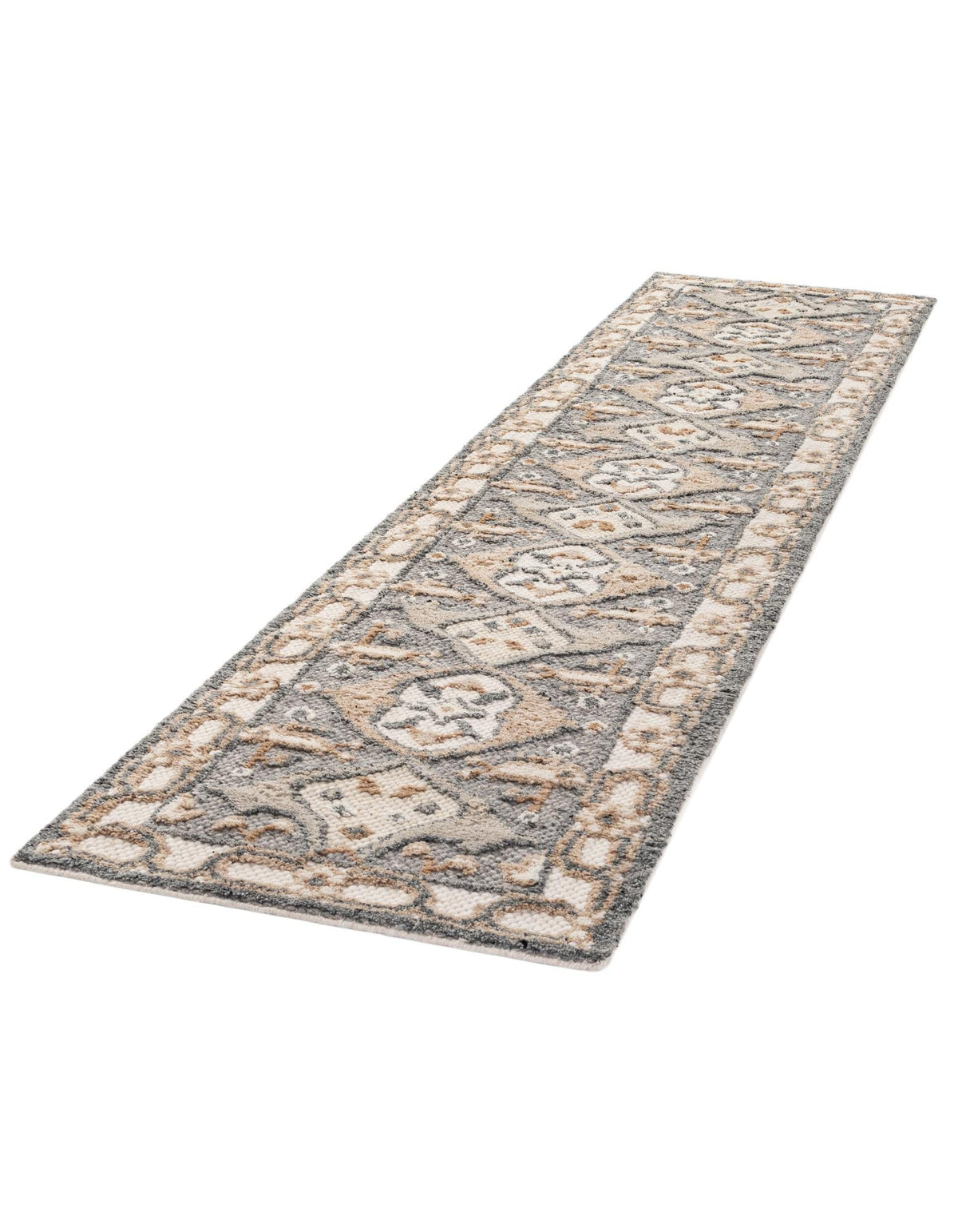 Byzantine Heritage Collection Area Rug - Istanbul Runner Antique Gray  lifestyle 21