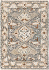 Byzantine Heritage Collection Area Rug - Istanbul Rectangle Antique Gray Main