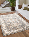 Byzantine Heritage Collection Area Rug - Istanbul Rectangle Antique Gray  lifestyle 2