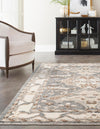 Byzantine Heritage Collection Area Rug - Istanbul Rectangle Antique Gray  lifestyle 3