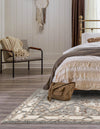 Byzantine Heritage Collection Area Rug - Istanbul Rectangle Antique Gray  lifestyle 5