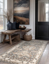 Byzantine Heritage Collection Area Rug - Istanbul Rectangle Antique Gray  lifestyle 6