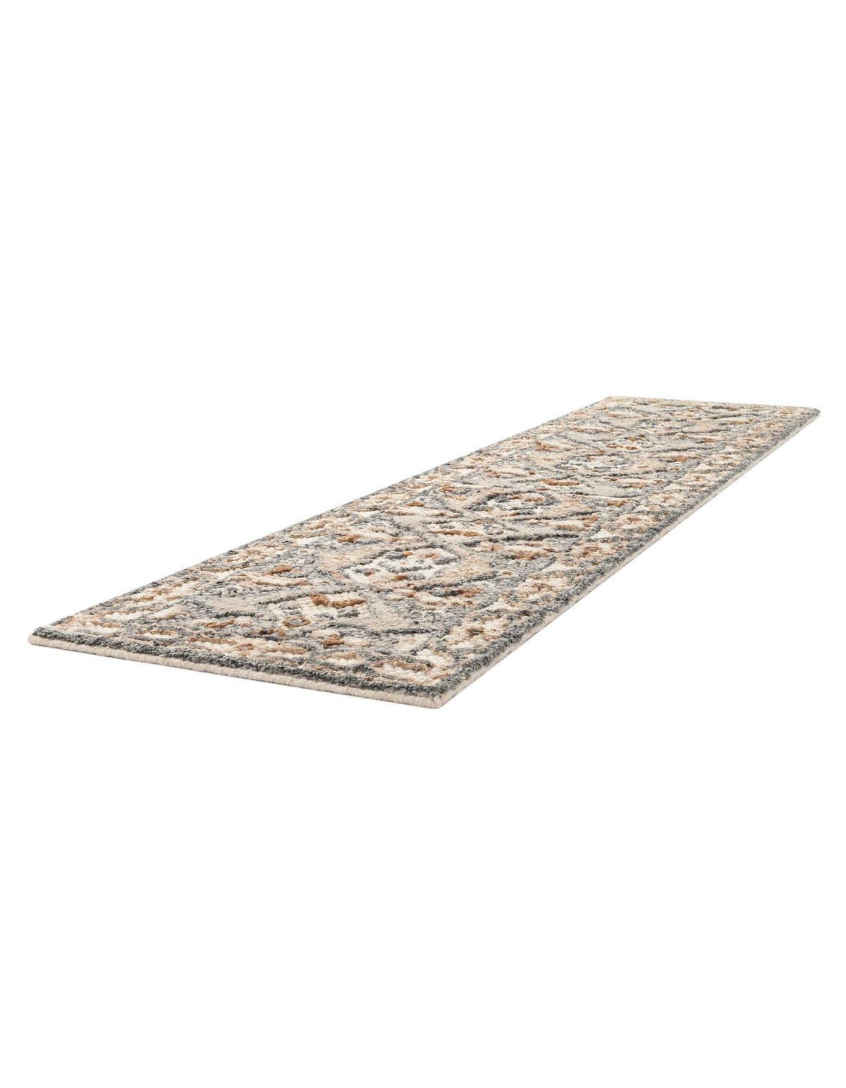 Byzantine Heritage Collection Area Rug - Istanbul Runner Antique Gray  lifestyle 24