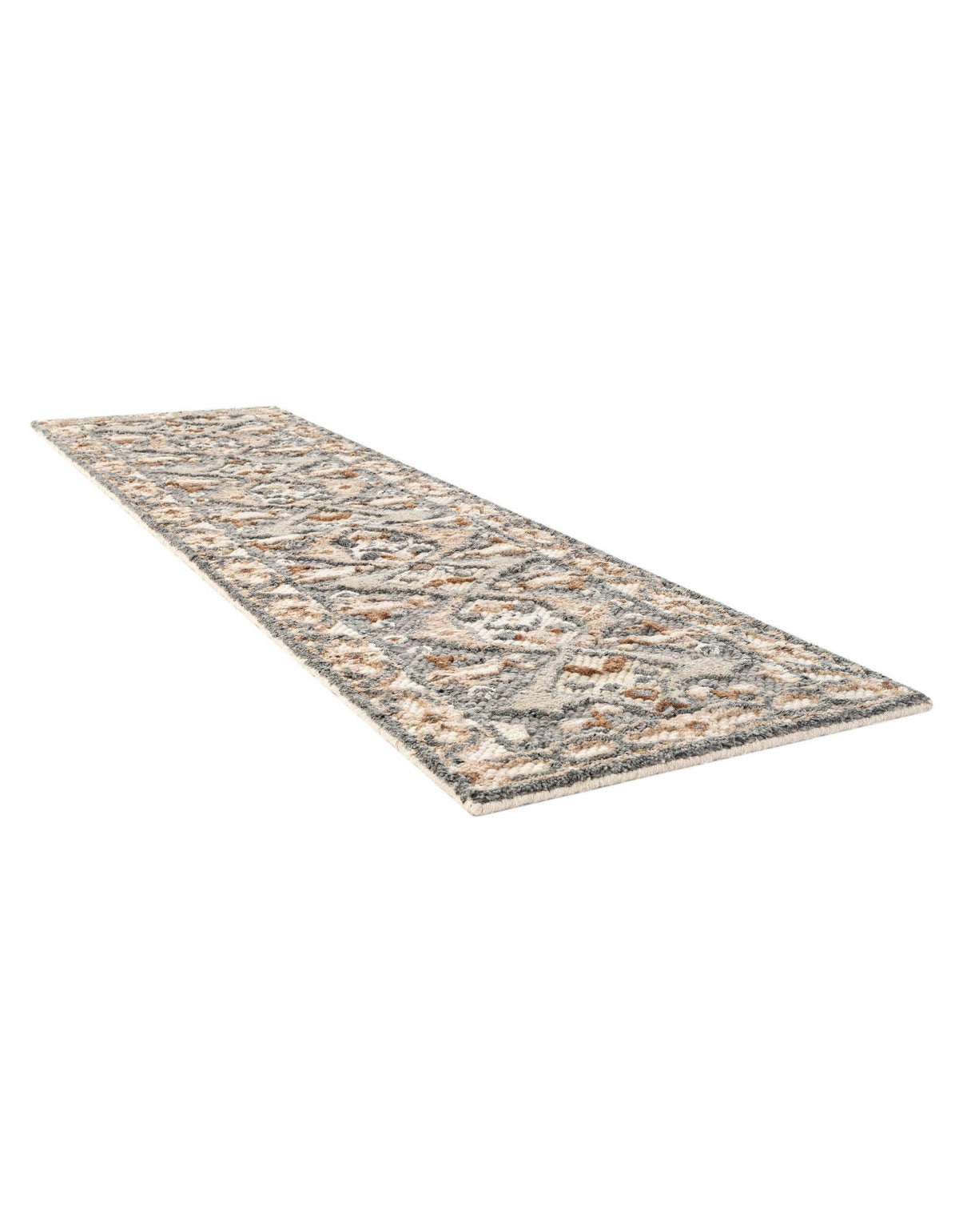 Byzantine Heritage Collection Area Rug - Istanbul Runner Antique Gray  lifestyle 25