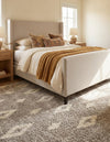 Sienna Collection Area Rug - Umbria Rectangle Cloud Gray  lifestyle 45