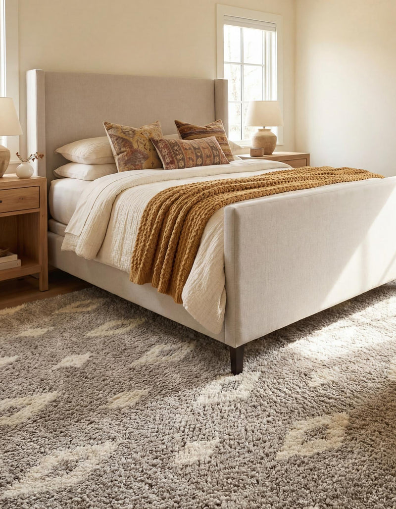 Sienna Collection Area Rug - Umbria Rectangle Cloud Gray  lifestyle 45