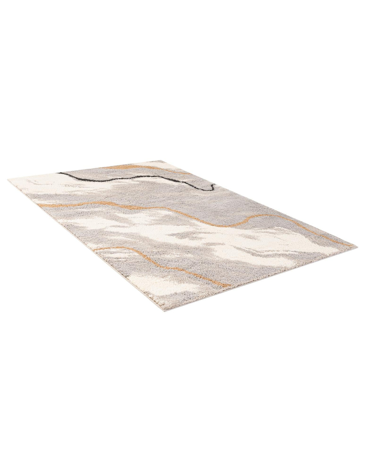 Sienna Collection Area Rug -  Tuscany Rectangle Gray and Ivory  lifestyle 4
