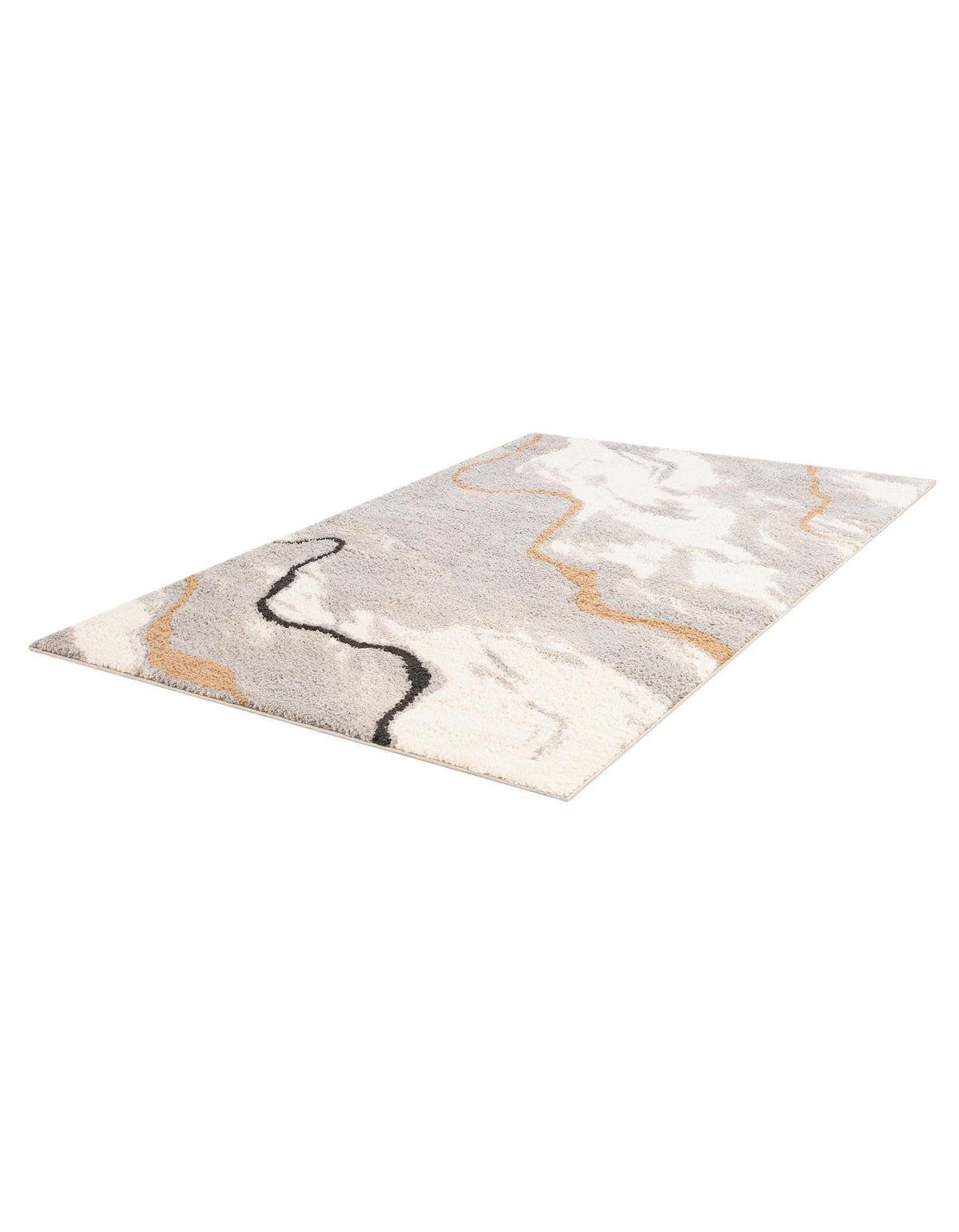 Sienna Collection Area Rug -  Tuscany Rectangle Gray and Ivory  lifestyle 5