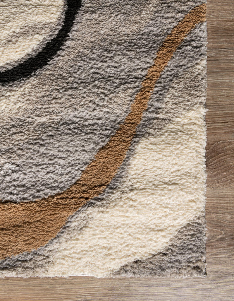 Sienna Collection Area Rug -  Tuscany Rectangle Gray and Ivory  lifestyle 14