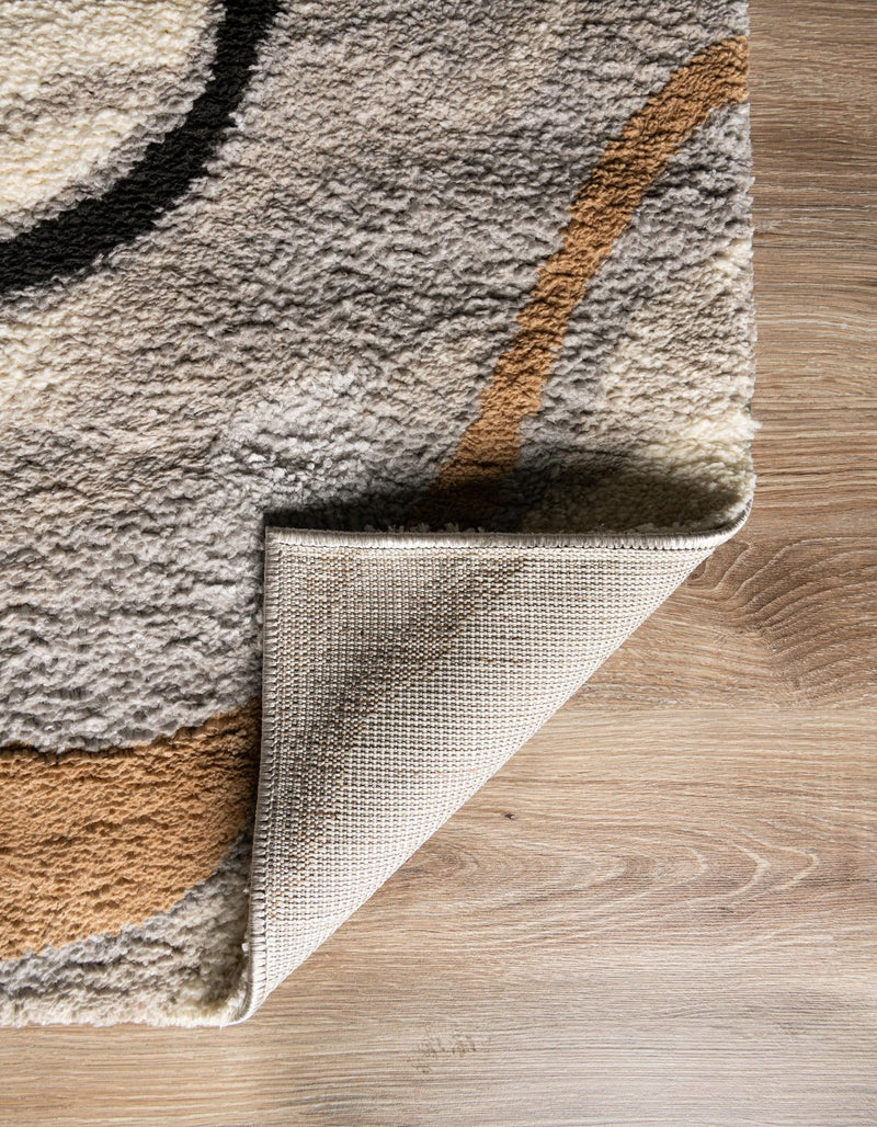 Sienna Collection Area Rug -  Tuscany Rectangle Gray and Ivory  lifestyle 15