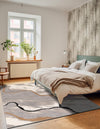 Sienna Collection Area Rug -  Tuscany Rectangle Gray and Ivory  lifestyle 3