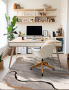 Sienna Collection Area Rug -  Tuscany Rectangle Gray and Ivory  lifestyle 5