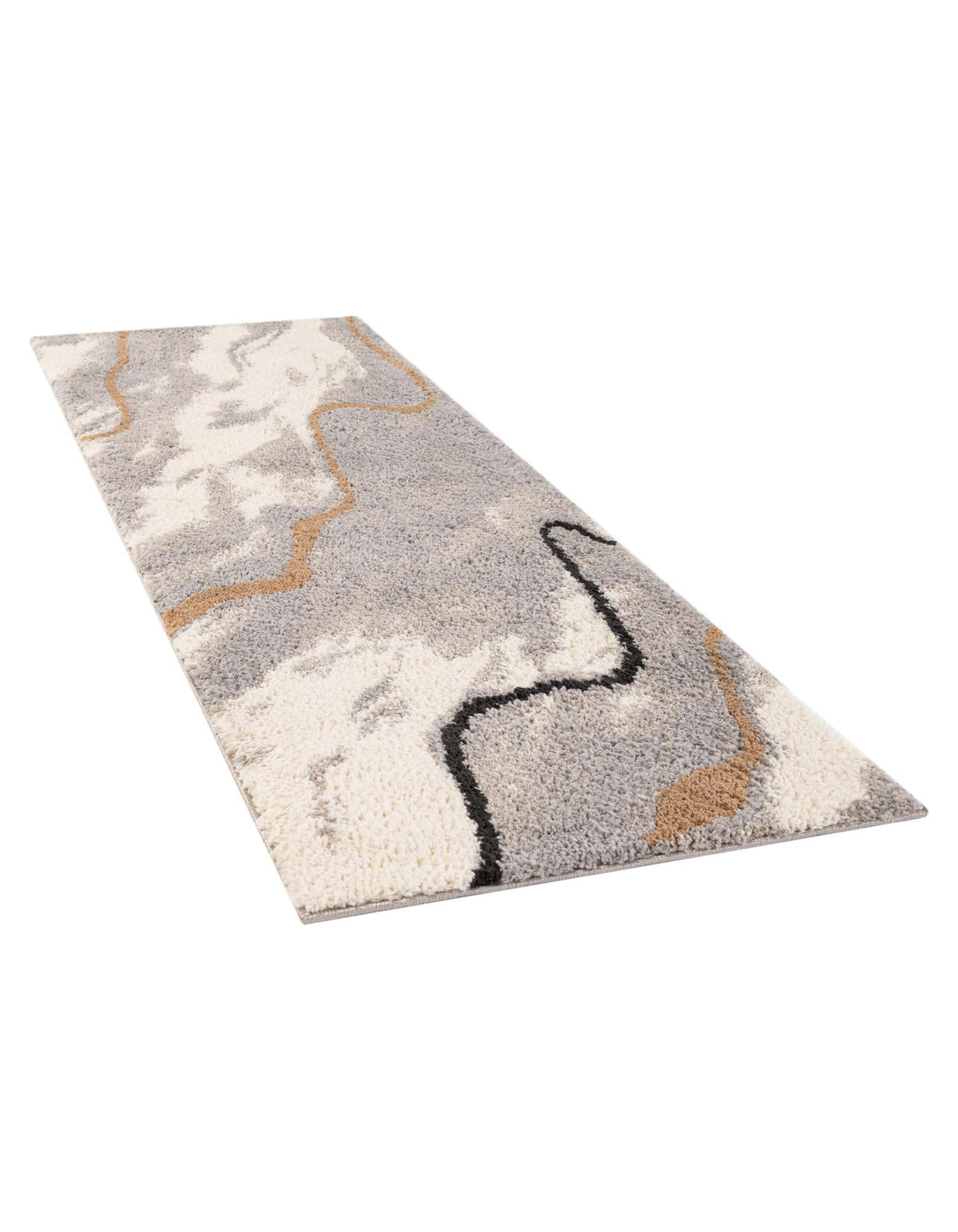 Sienna Collection Area Rug -  Tuscany Runner Gray and Ivory  lifestyle 24