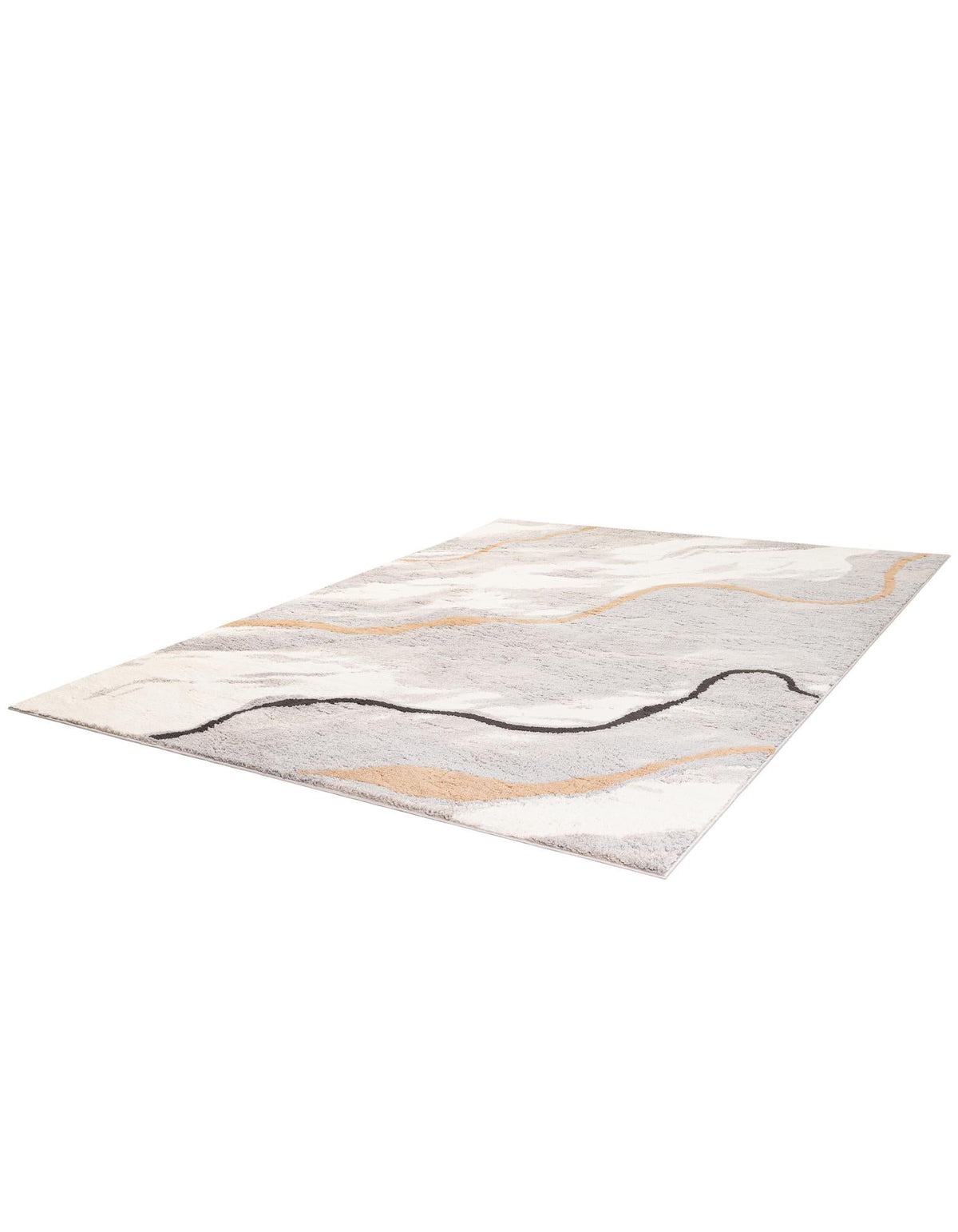 Sienna Collection Area Rug -  Tuscany Rectangle Gray and Ivory  lifestyle 8