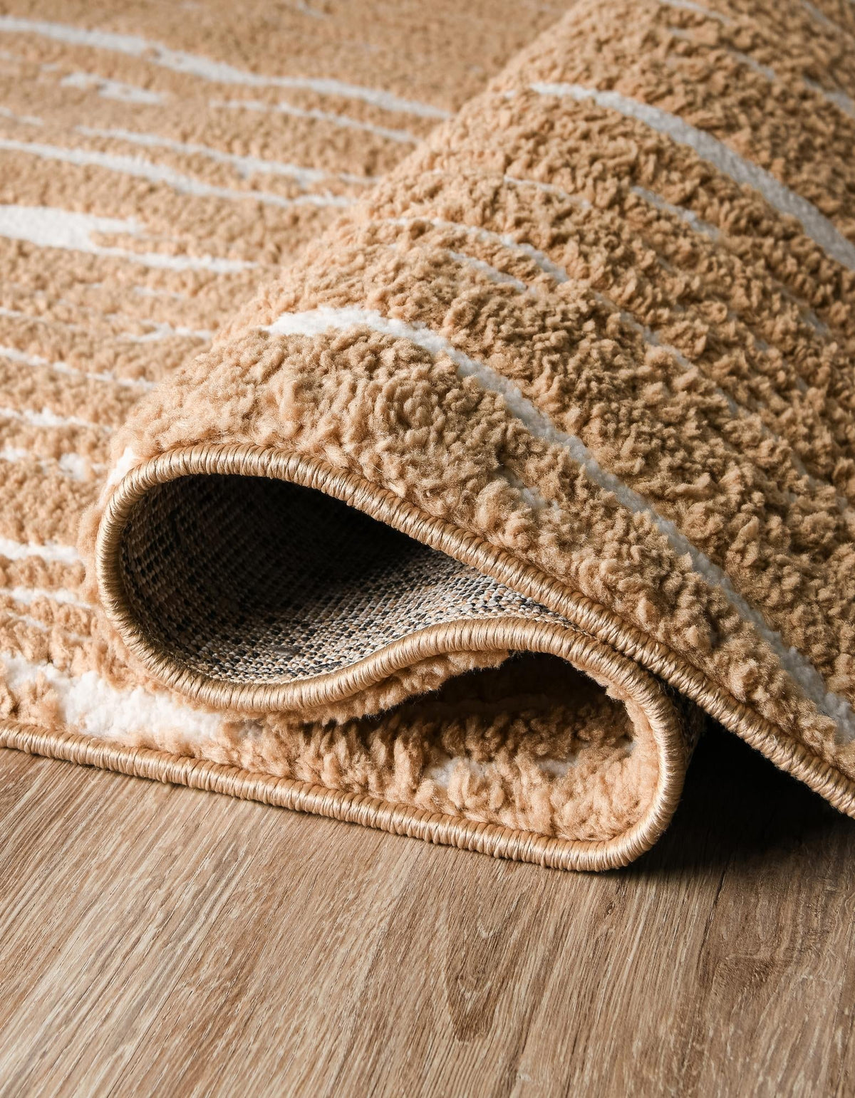Sienna Collection Area Rug -  Garda Rectangle Caramel and Ivory  lifestyle 30
