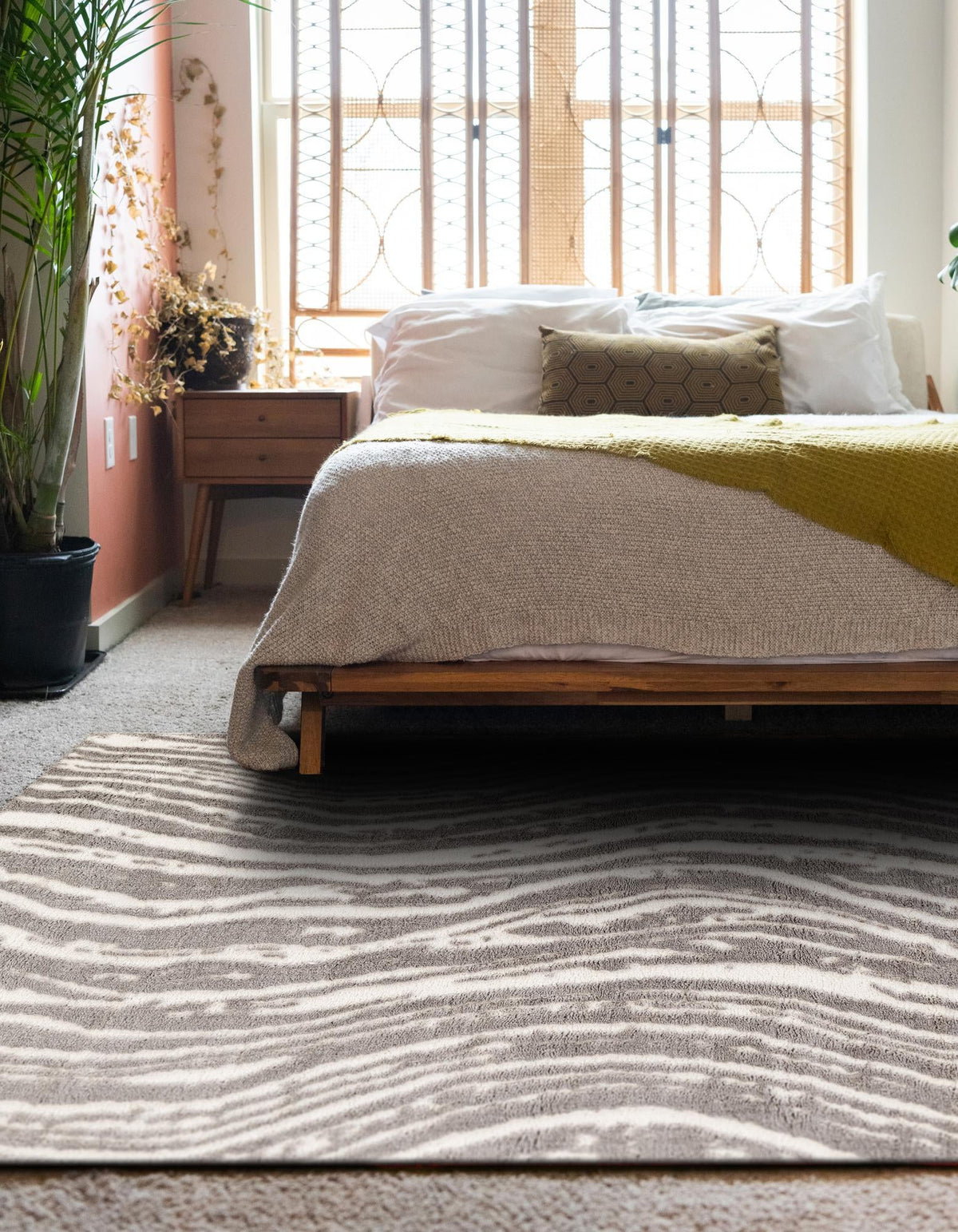 Sienna Collection Area Rug -  Garda Rectangle Cloud Gray  lifestyle 4