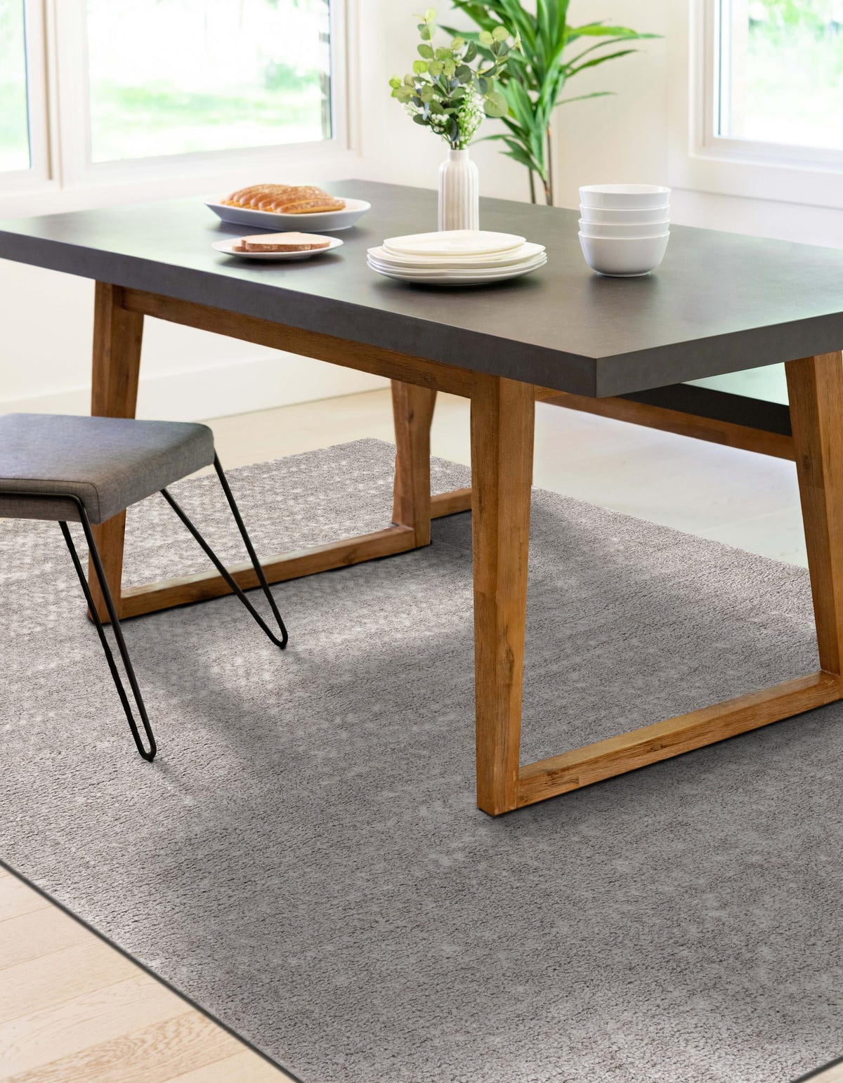 Sienna Collection Area Rug -  Verona Rectangle Cloud Gray  lifestyle 8