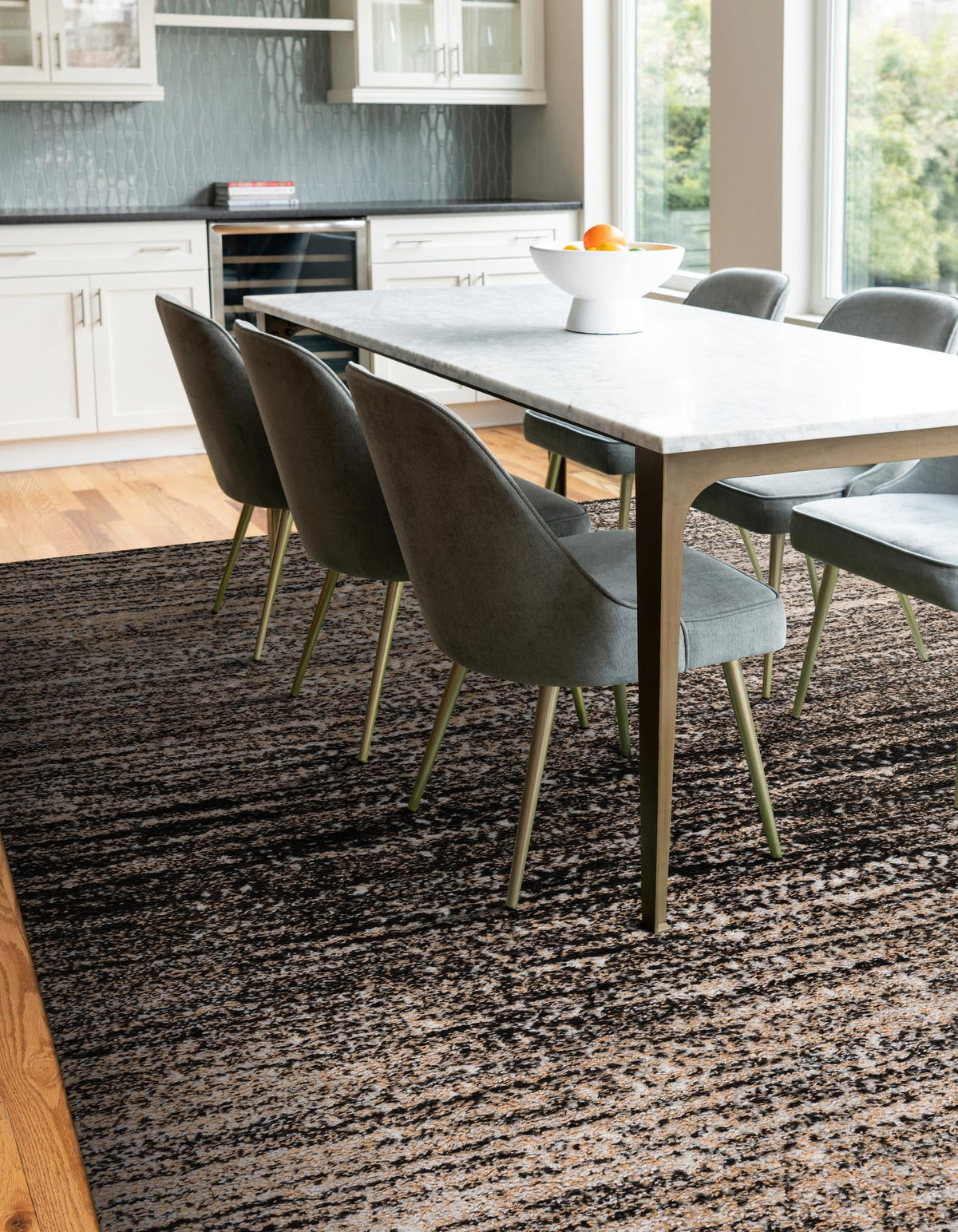 Sienna Collection Area Rug -  Verona Rectangle Multi  lifestyle 9