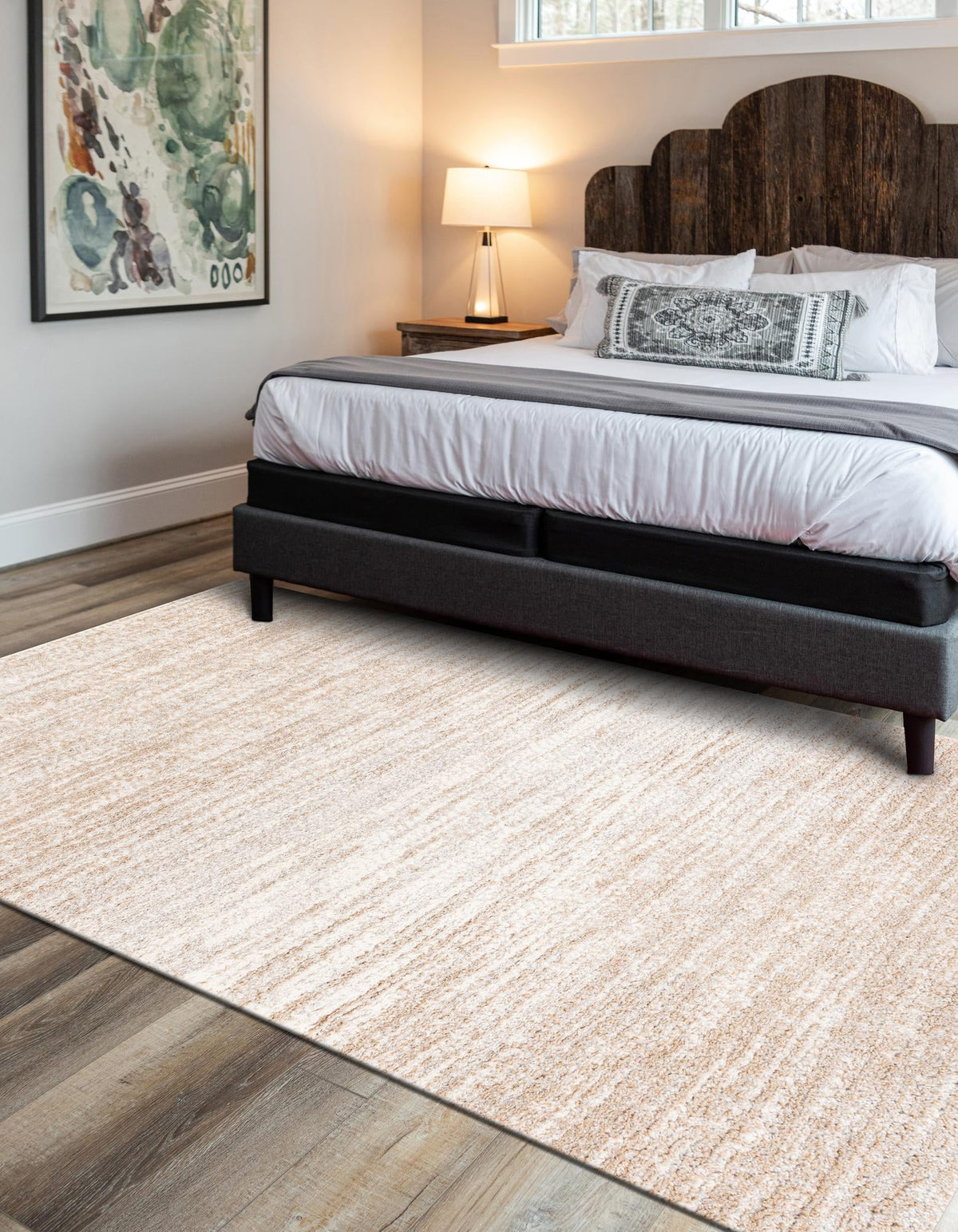 Sienna Collection Area Rug -  Verona Rectangle Smokey Taupe  lifestyle 10