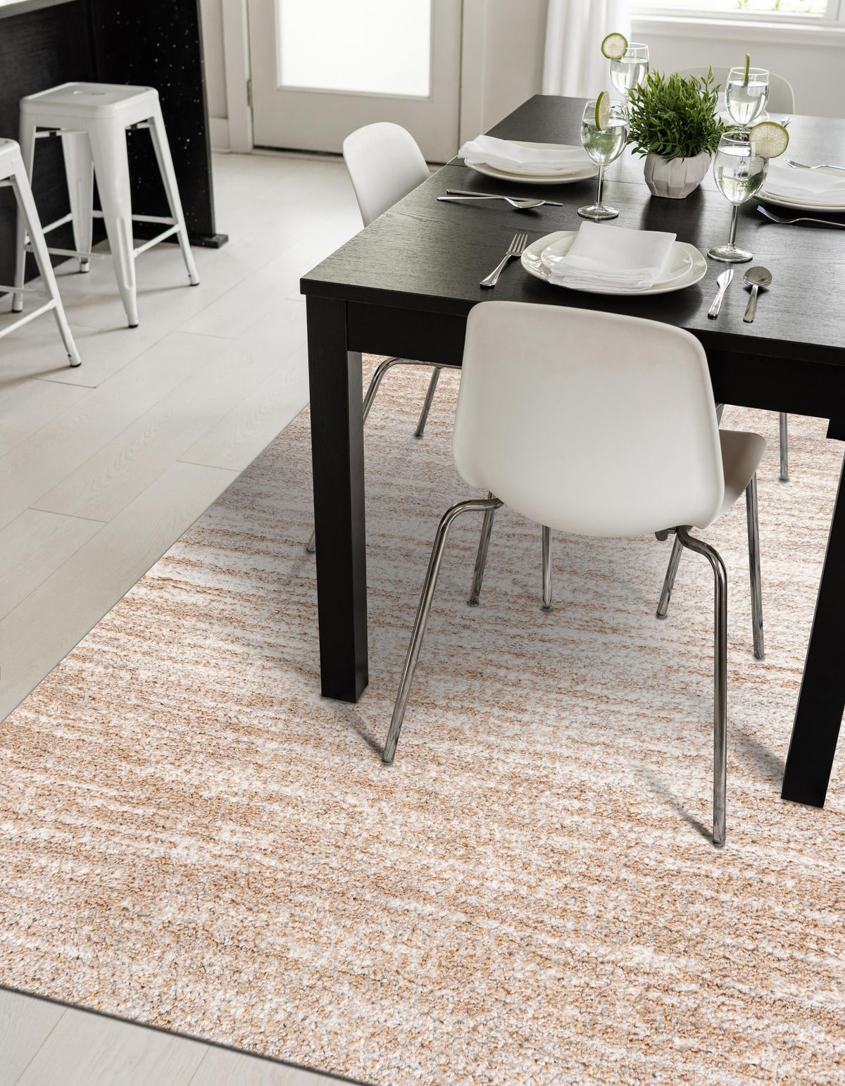 Sienna Collection Area Rug -  Verona Rectangle Smokey Taupe  lifestyle 13