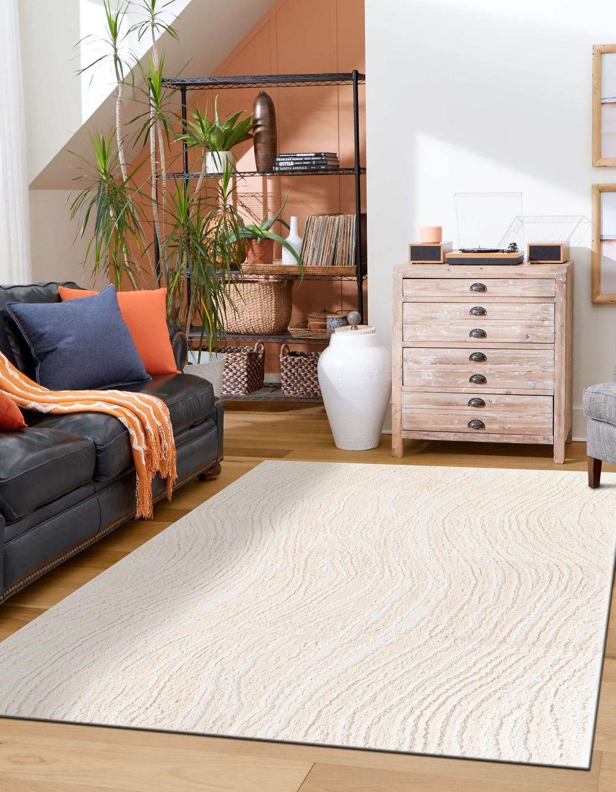 Sienna Collection Area Rug -  Garda Rectangle Ivory  lifestyle 3