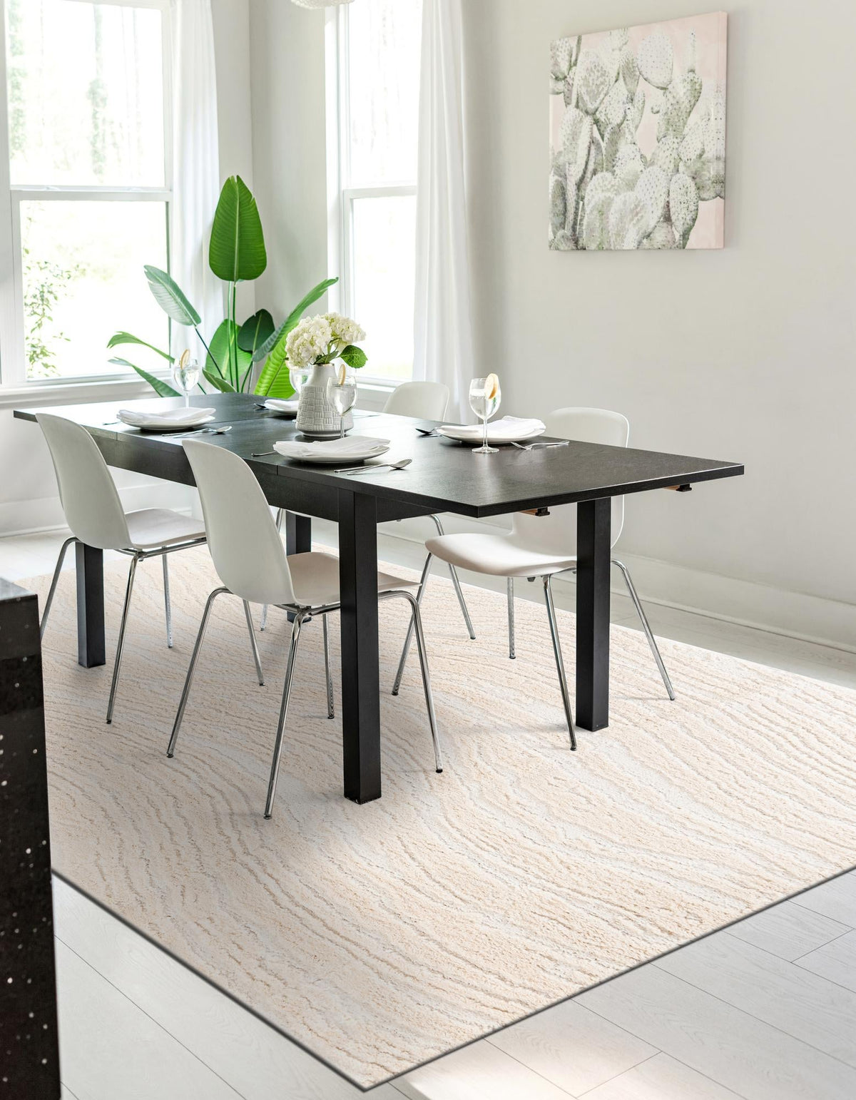 Sienna Collection Area Rug -  Garda Rectangle Ivory  lifestyle 7