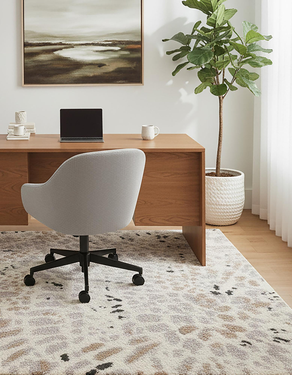 Sienna Collection Area Rug -  Modena Rectangle Ivory  lifestyle 13