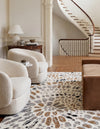 Sienna Collection Area Rug -  Modena Rectangle Ivory  lifestyle 16