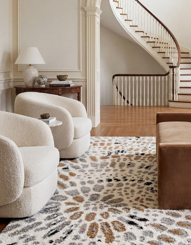 Sienna Collection Area Rug -  Modena Rectangle Ivory  lifestyle 16