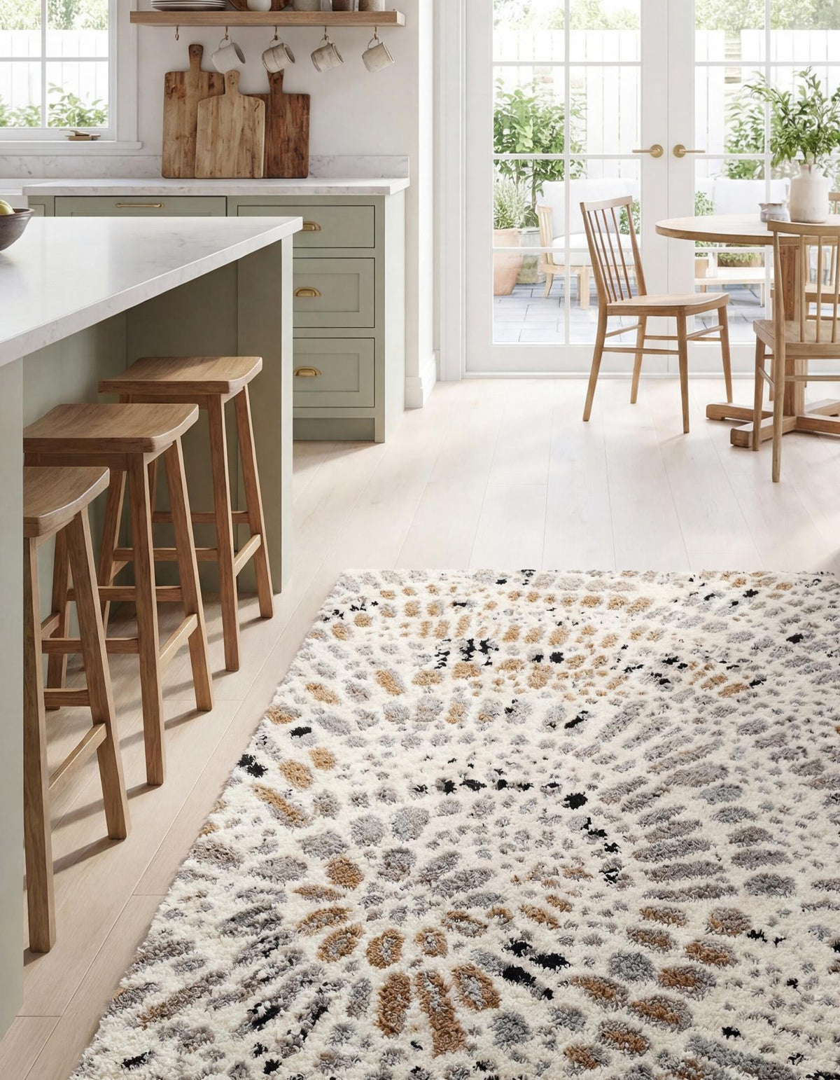 Sienna Collection Area Rug -  Modena Rectangle Ivory  lifestyle 21