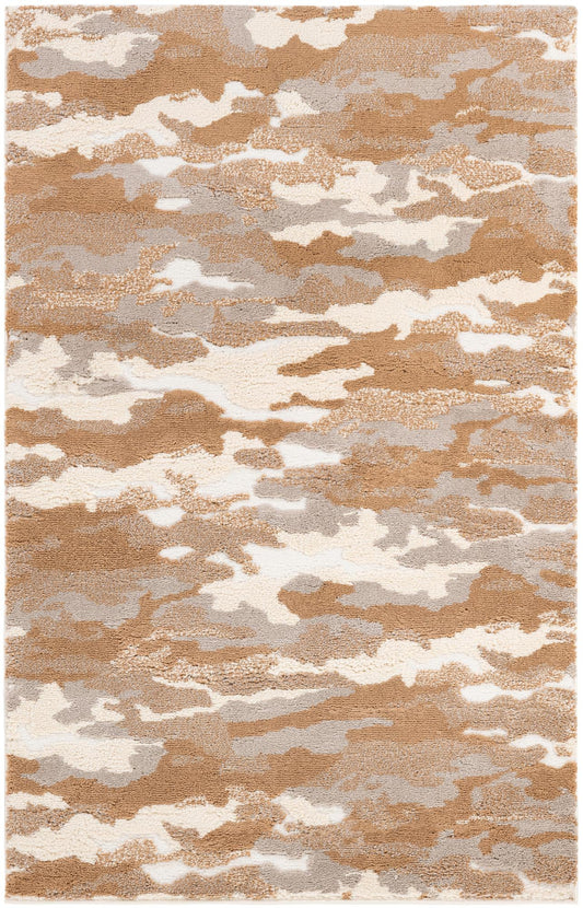 Sienna Collection Area Rug -  Veneto Rectangle Caramel and Ivory  lifestyle 2