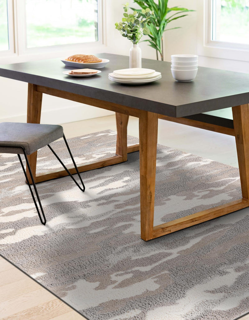 Sienna Collection Area Rug -  Veneto Rectangle Cloud Gray  lifestyle 4
